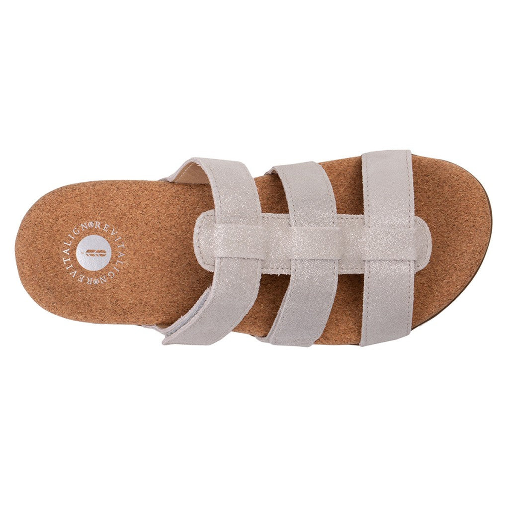 Revitalign Spartan Women's Sandals - Oatmeal Shimmer - Product View - 7