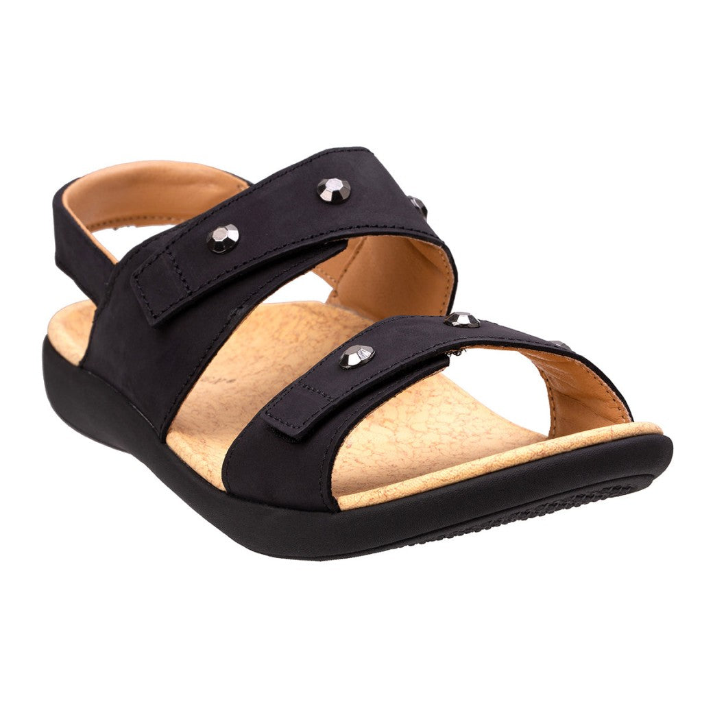 Revitalign Terra Supportive Comfort Women's Sandals - Black - Product View - 2