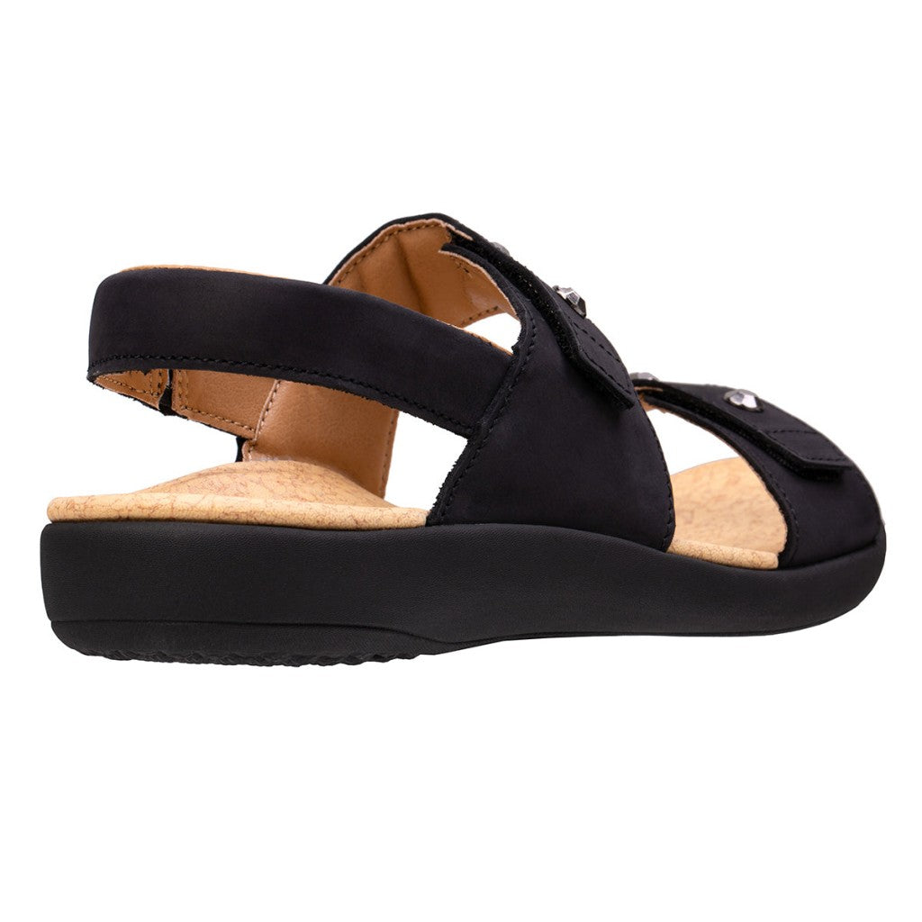 Revitalign Terra Supportive Comfort Women's Sandals - Black - Product View - 4