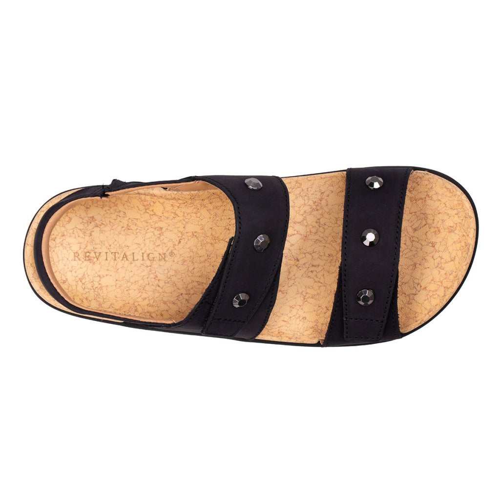 Revitalign Terra Supportive Comfort Women's Sandals - Black - Product View - 7