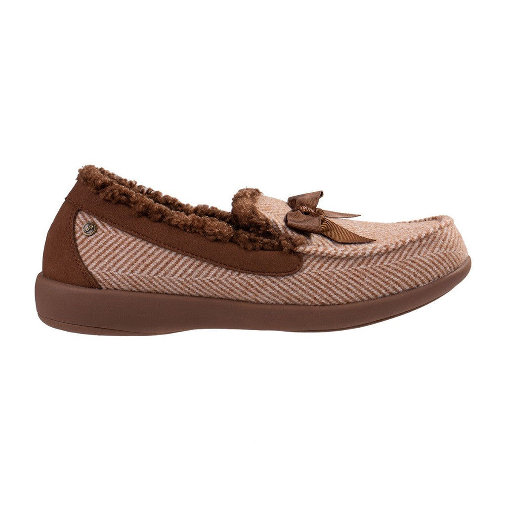 Revitalign Trillium Orthotic Comfort Women's Slippers - Bison - Product View - 1