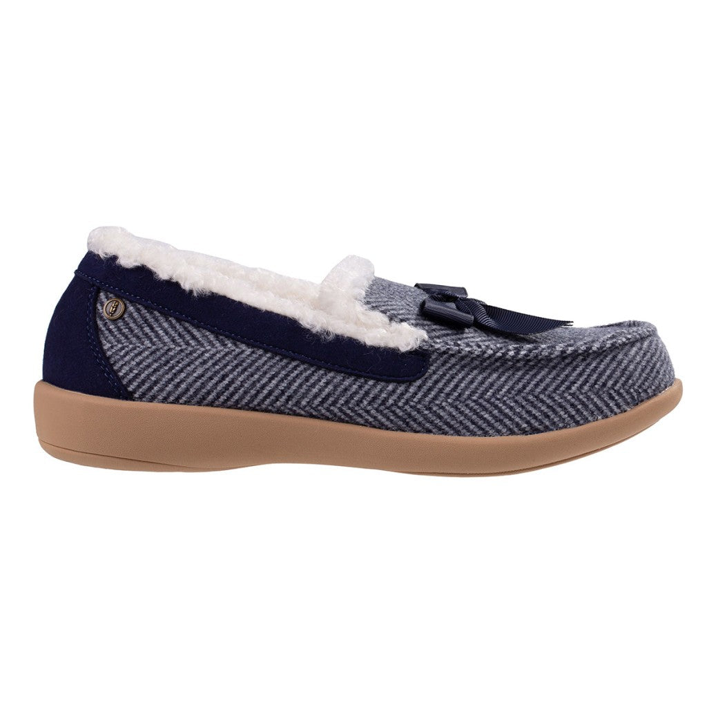 Revitalign Trillium Orthotic Comfort Women's Slippers - Dark Navy - Product View - 1