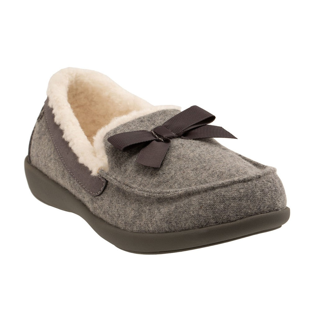 Revitalign Trillium Orthotic Comfort Women's Slippers - Grey - Product View - 2