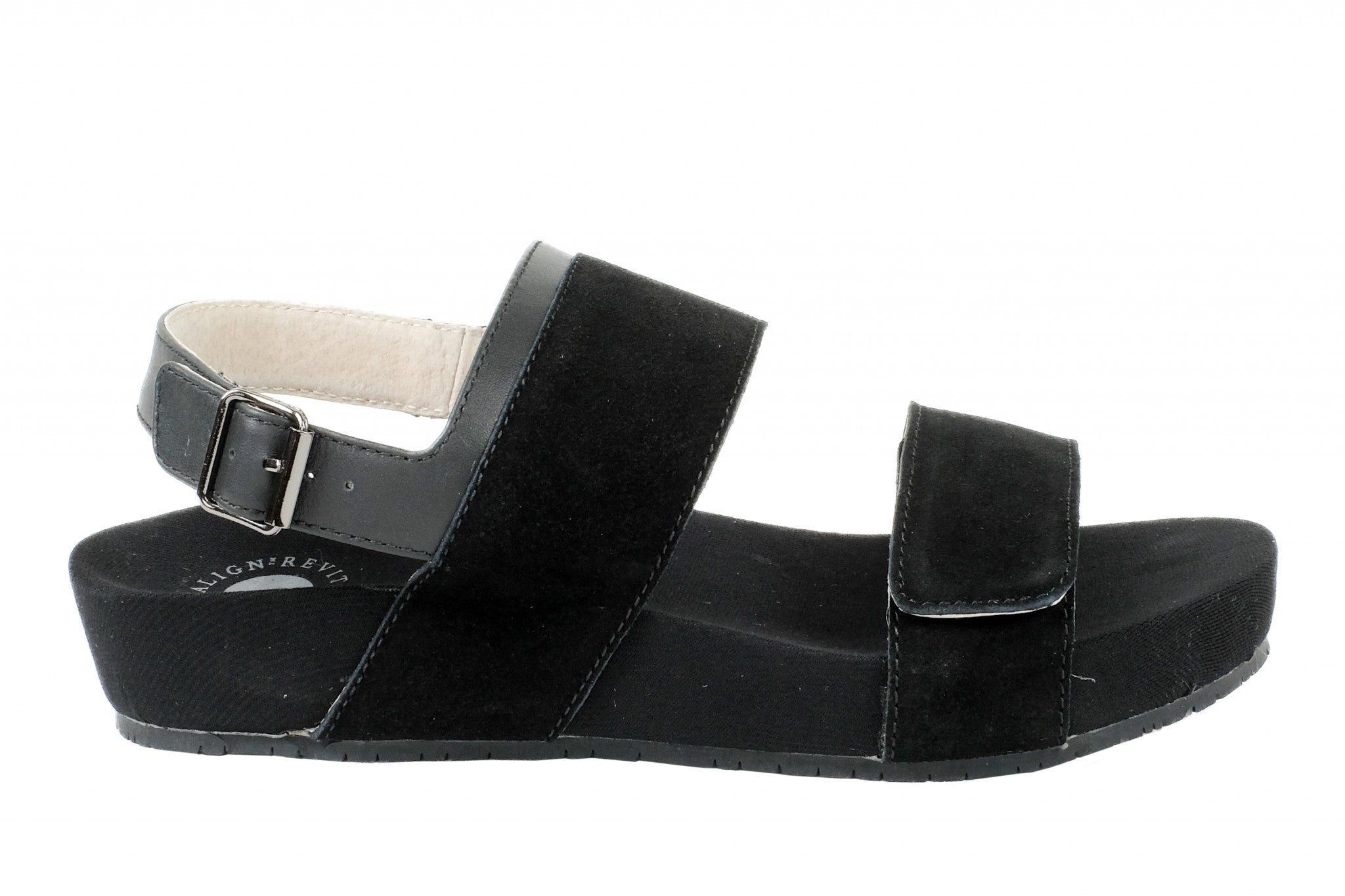 Revitalign Up Swell Women's Sandals - Black - Product View - 1