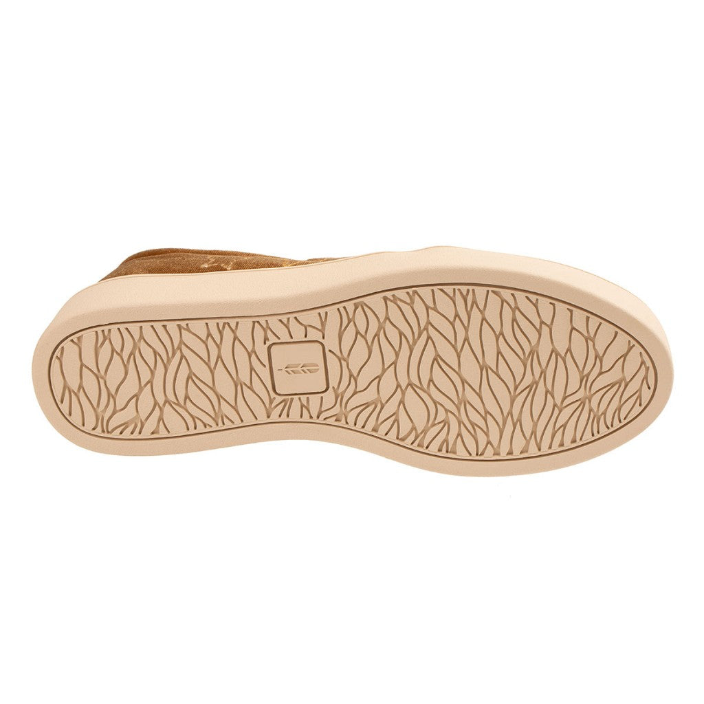 Revitalign Velveteen Slip-On Women's Shoes - Gold - Product View - 6