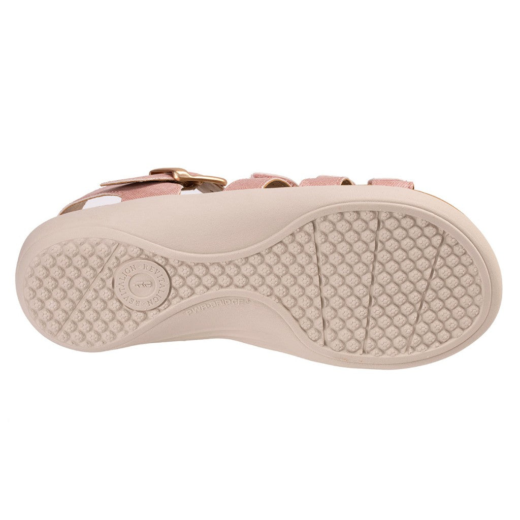 Revitalign Verona Shimmer Supportive Orthotic Women's Sandals - Pink - Product View - 6