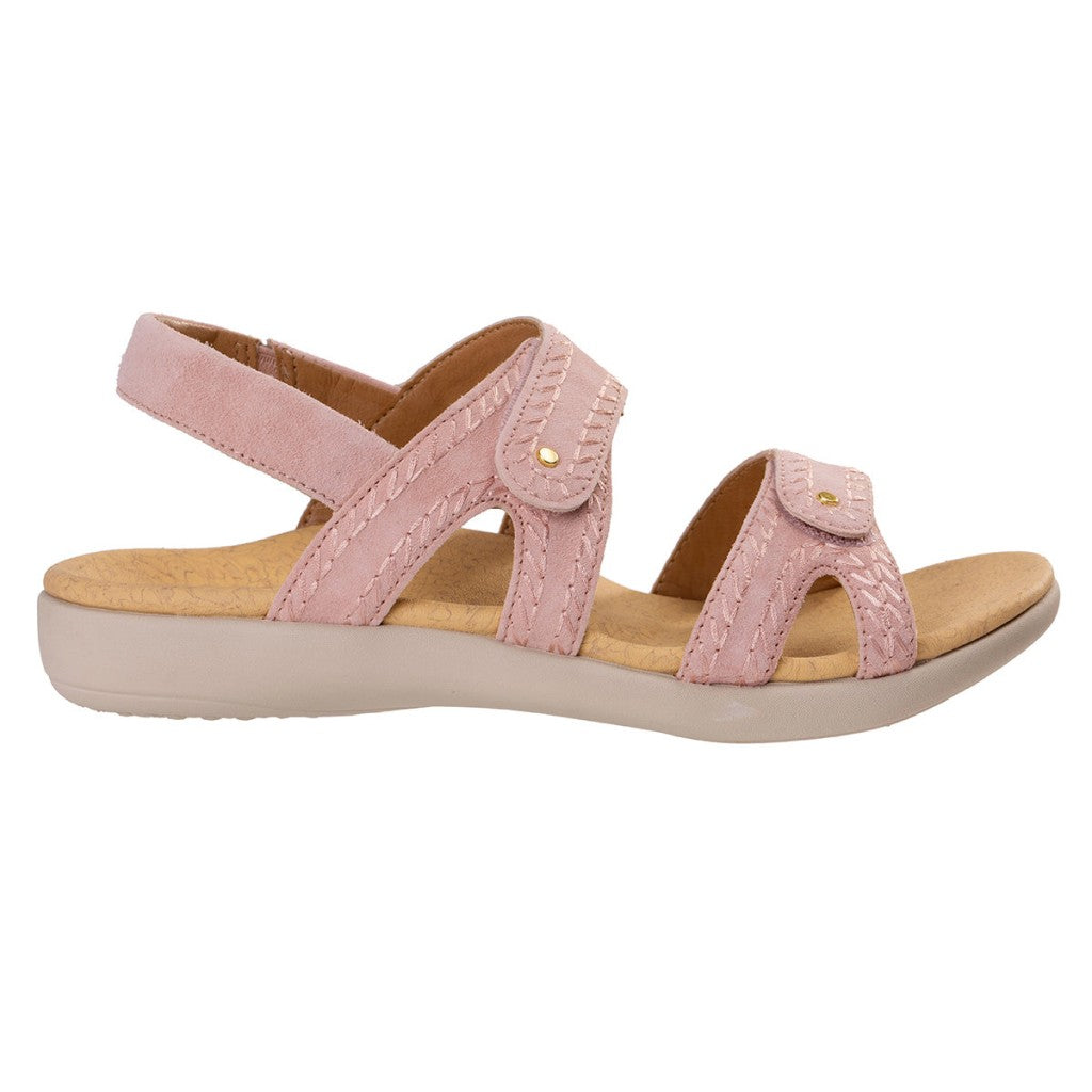 Revitalign Verra Backstrap Orthotic Comfort Women's Sandals - Peach Whip - Product View - 1