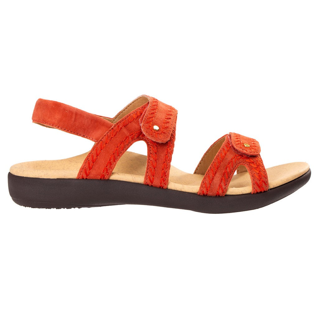 Revitalign Verra Backstrap Orthotic Comfort Women's Sandals - Rooibos Tea - Product View - 1