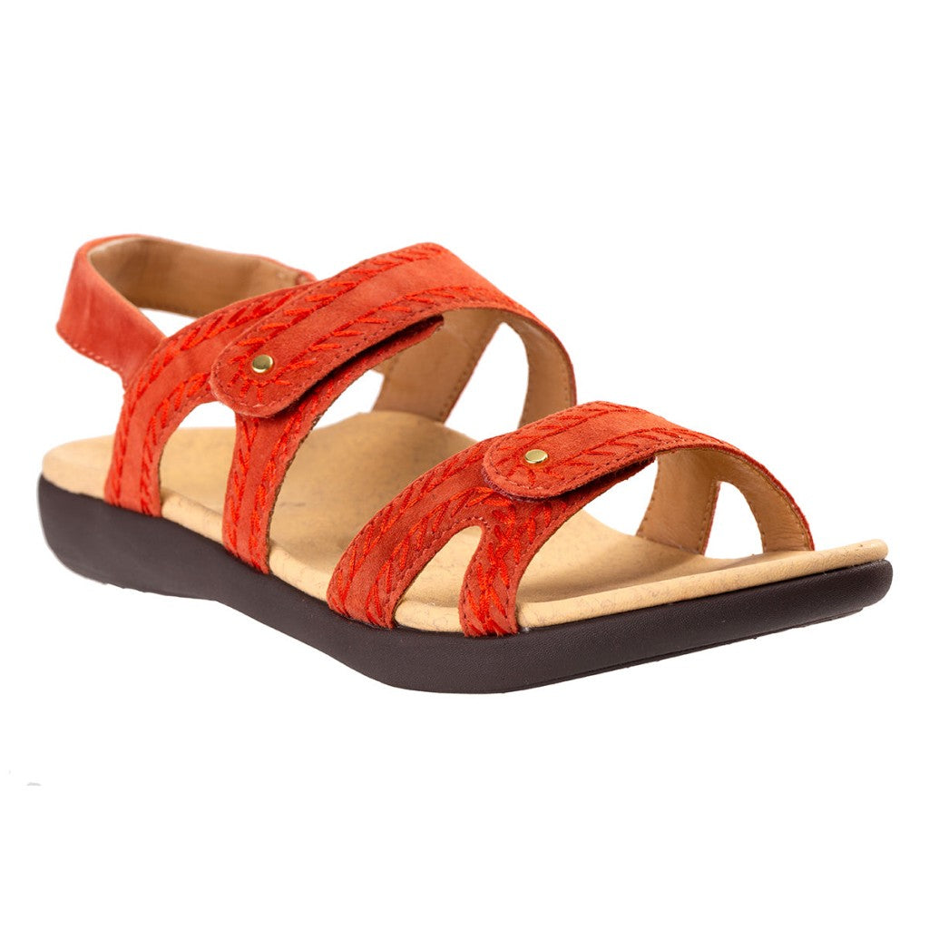 Revitalign Verra Backstrap Orthotic Comfort Women's Sandals - Rooibos Tea - Product View - 2