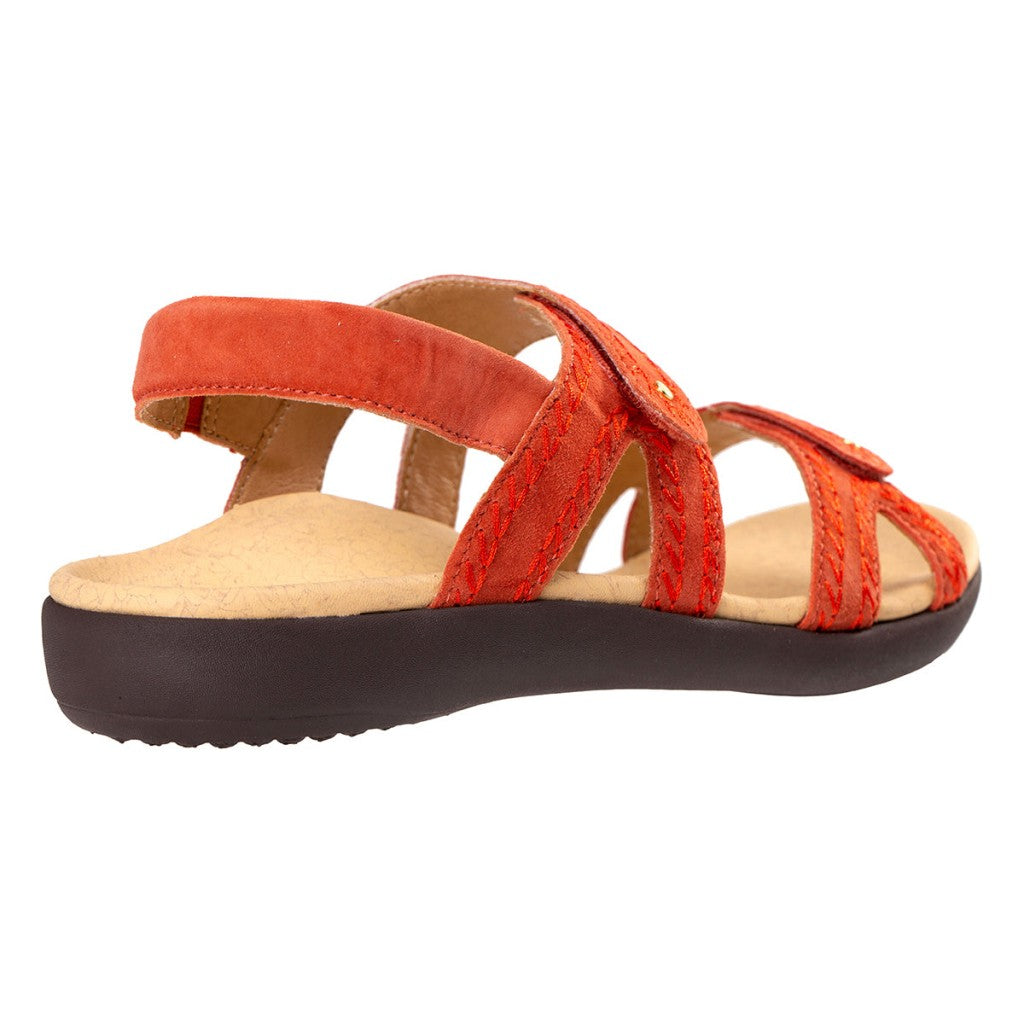 Revitalign Verra Backstrap Orthotic Comfort Women's Sandals - Rooibos Tea - Product View - 4