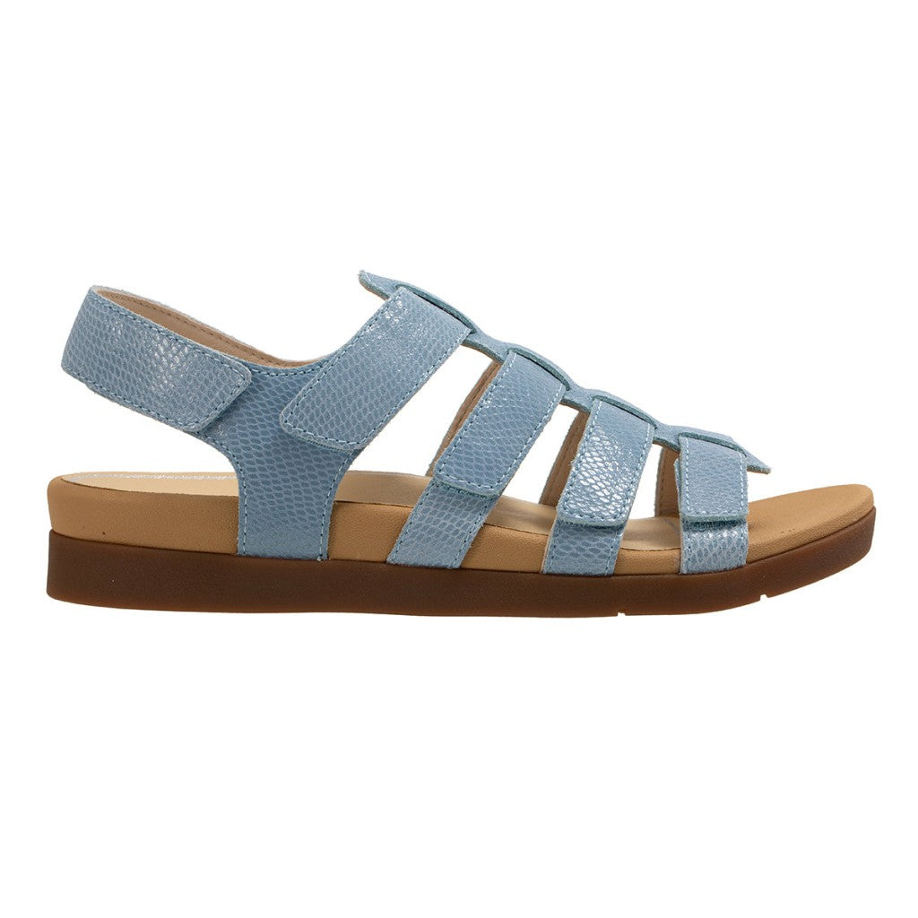 Revitalign Violet Supportive Adjustable Women's Sandals in Blue Fog