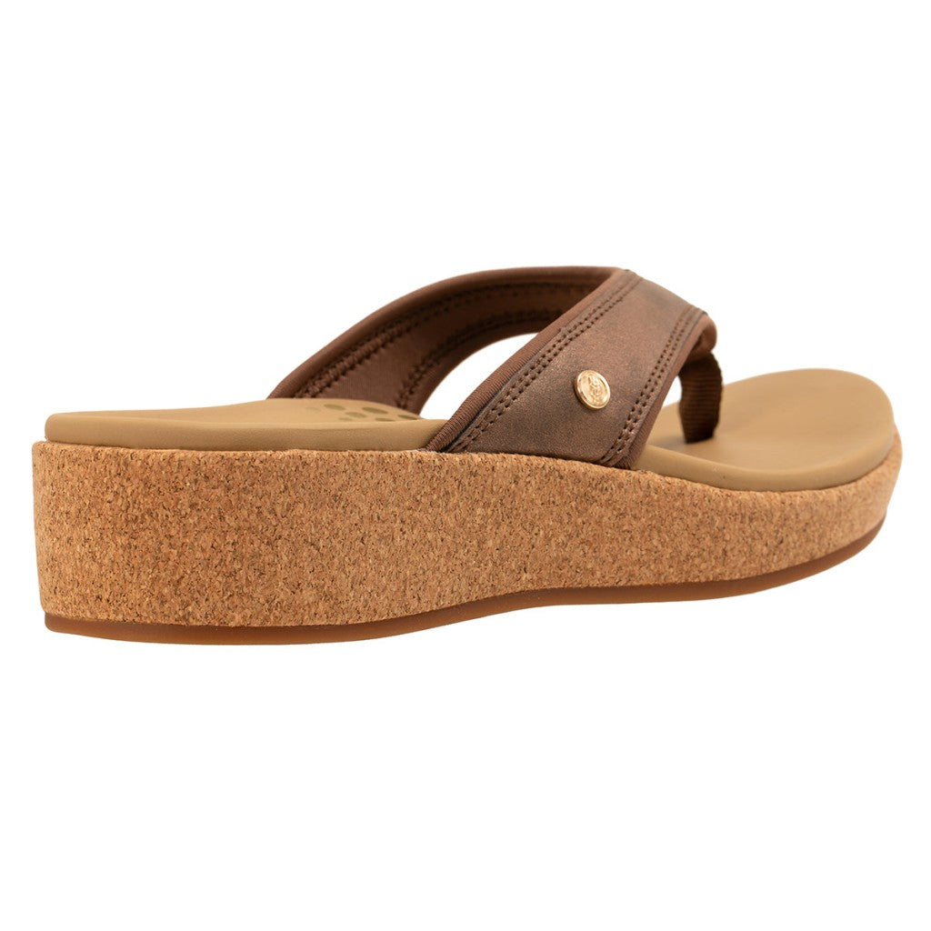 Revitalign Winnie Shimmer Supportive Wedge Women's Sandals - Bronze - Product View - 4