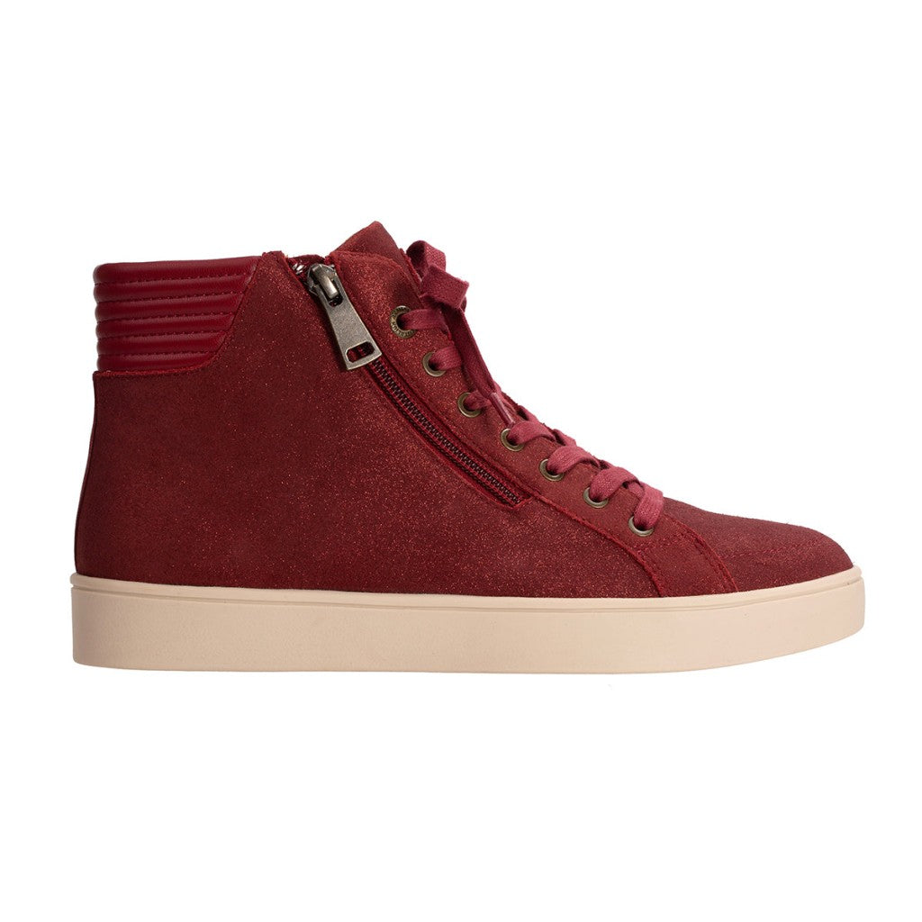 Revitalign Wrigley High Top Supportive Women's Shoes - Rosewood Shimmer - Product View - 1