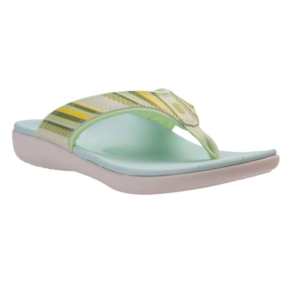 Revitalign Yumi Beachside Contoured Support Full-Contact Women's Sandals - Kiwi - Product View - 2