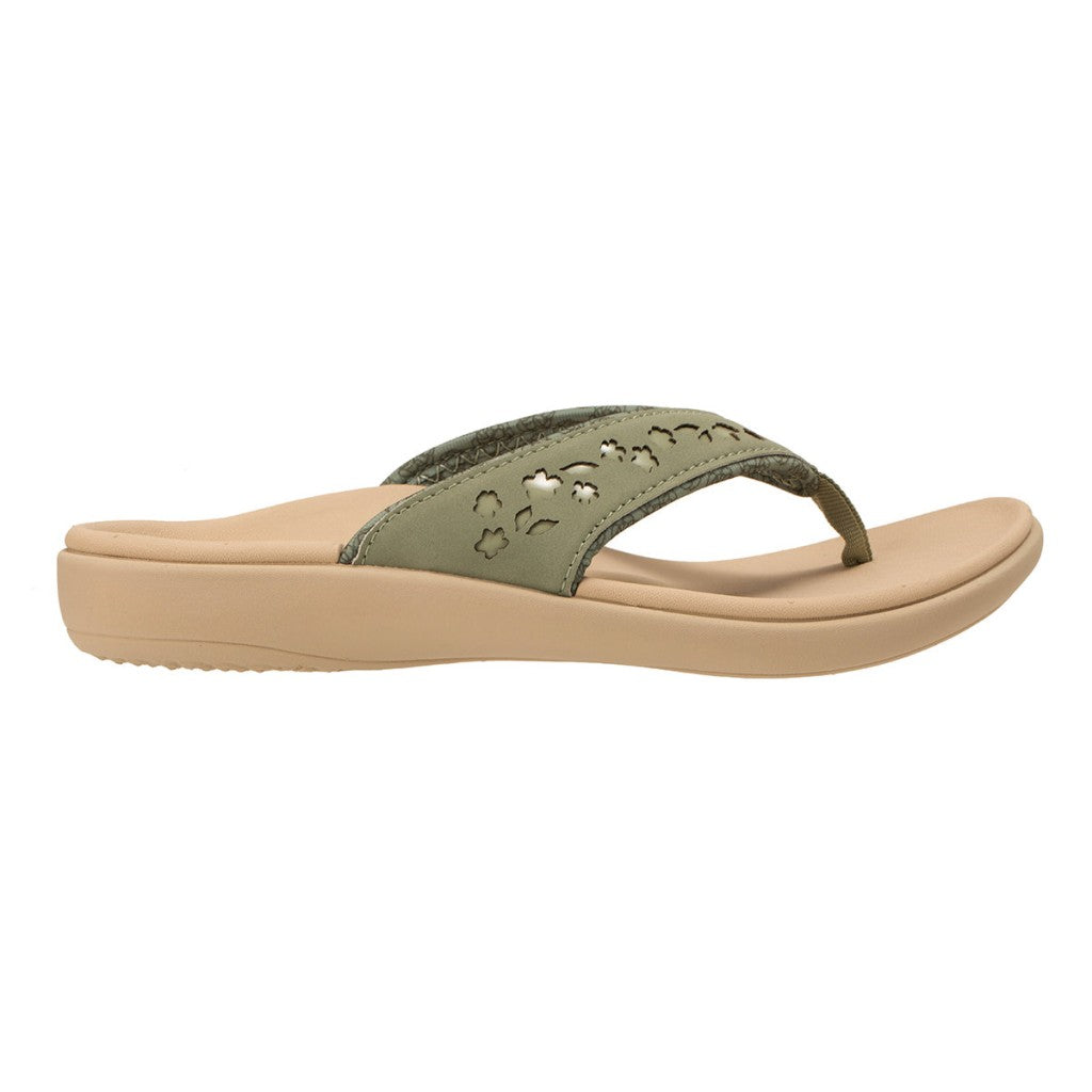 Revitalign Yumi Chantilly Supportive Full Contact Comfort Women's Sandals - Desert Sage - Product View - 1