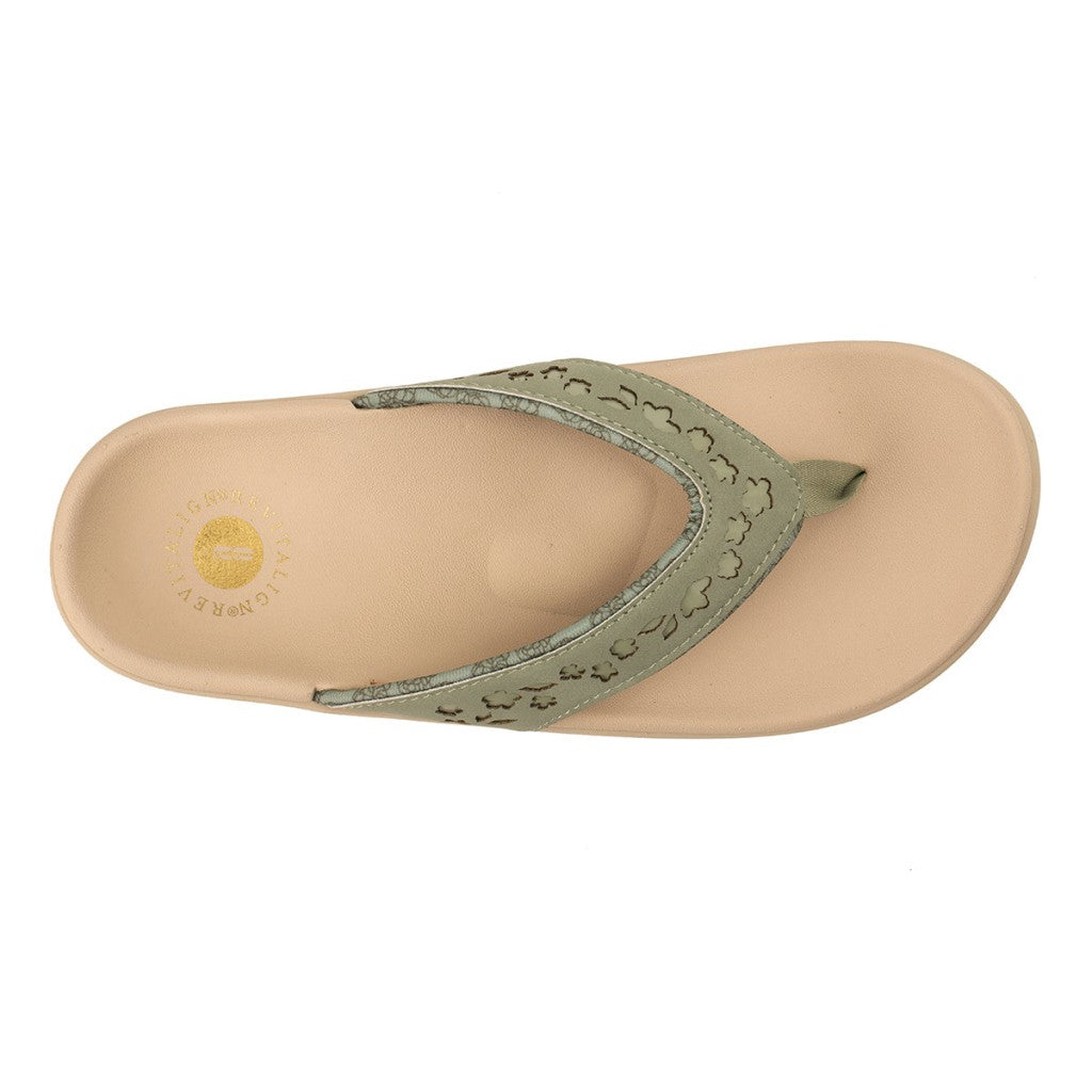Revitalign Yumi Chantilly Supportive Full Contact Comfort Women's Sandals - Desert Sage - Product View - 7