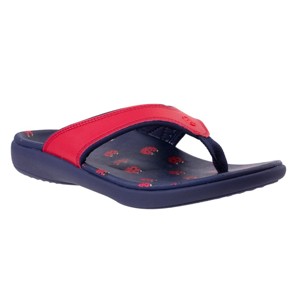 Revitalign Yumi Critters Women's Sandals - Ladybugs - Product View - 2