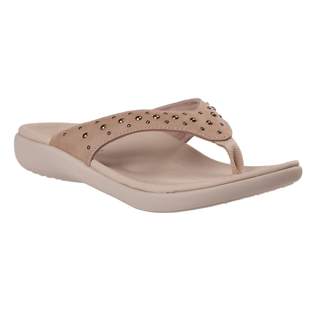 Revitalign Yumi Fresca Orthotic Support Comfort Women's Sandals - Sand - Product View - 2