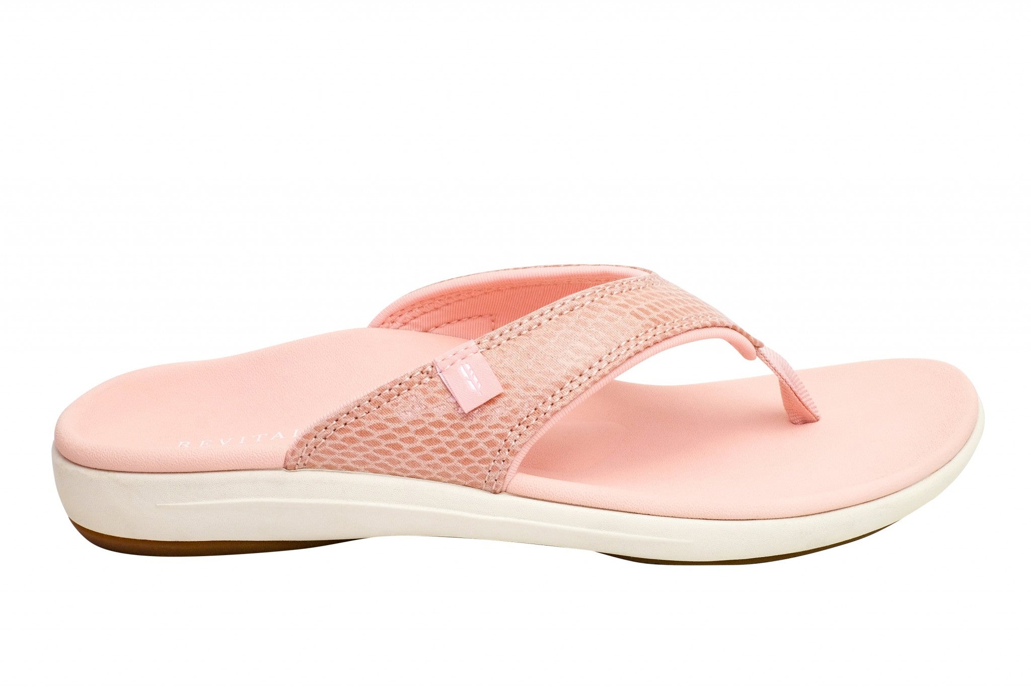 Revitalign Yumi Gecko Flip Supportive Women's Sandals - Pale Blush - Product View - 1