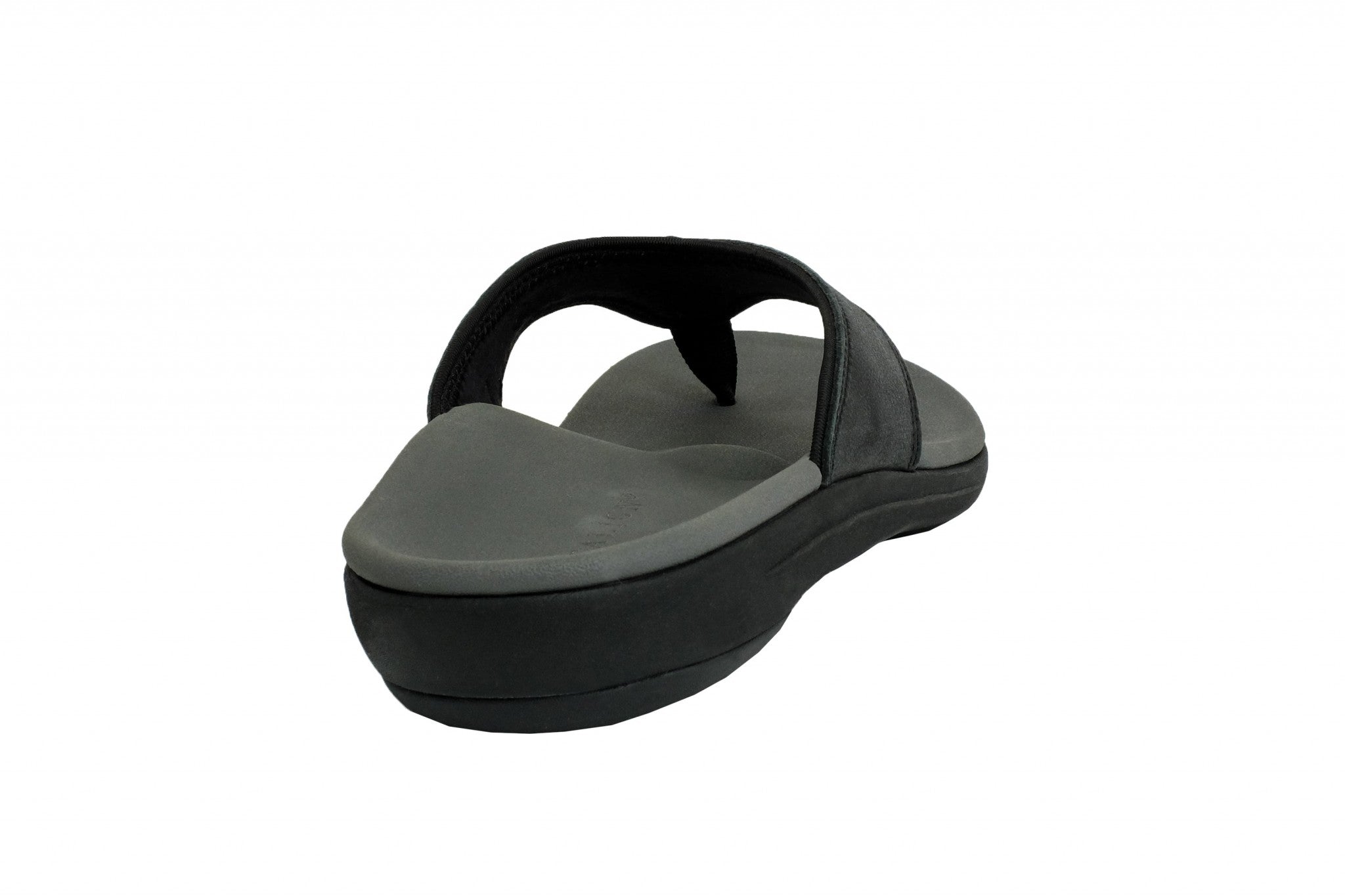 Revitalign Yumi Leather Orthotic Support All-Day Comfort Men's Sandals - Black - Product View - 3