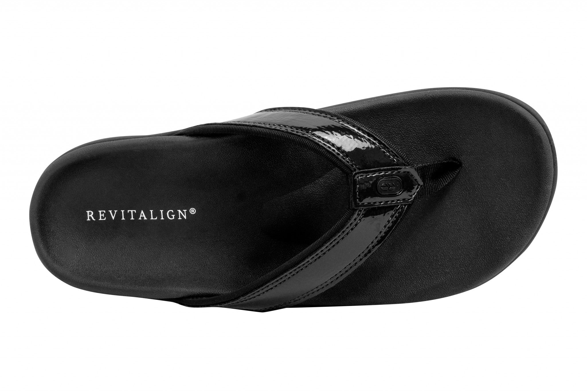 Revitalign Yumi Nuevo Flip Classic Orthotic Comfort Women's Sandals - Black - Product View - 6