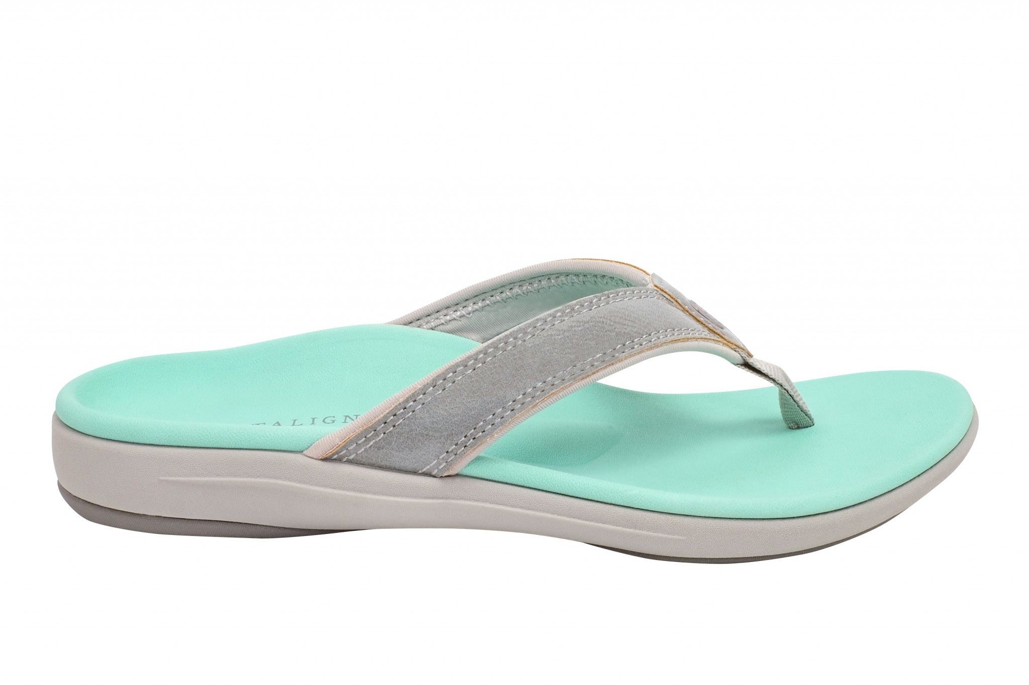 Revitalign Yumi Nuevo Flip Women's Sandals - Grey/teal - Product View - 1