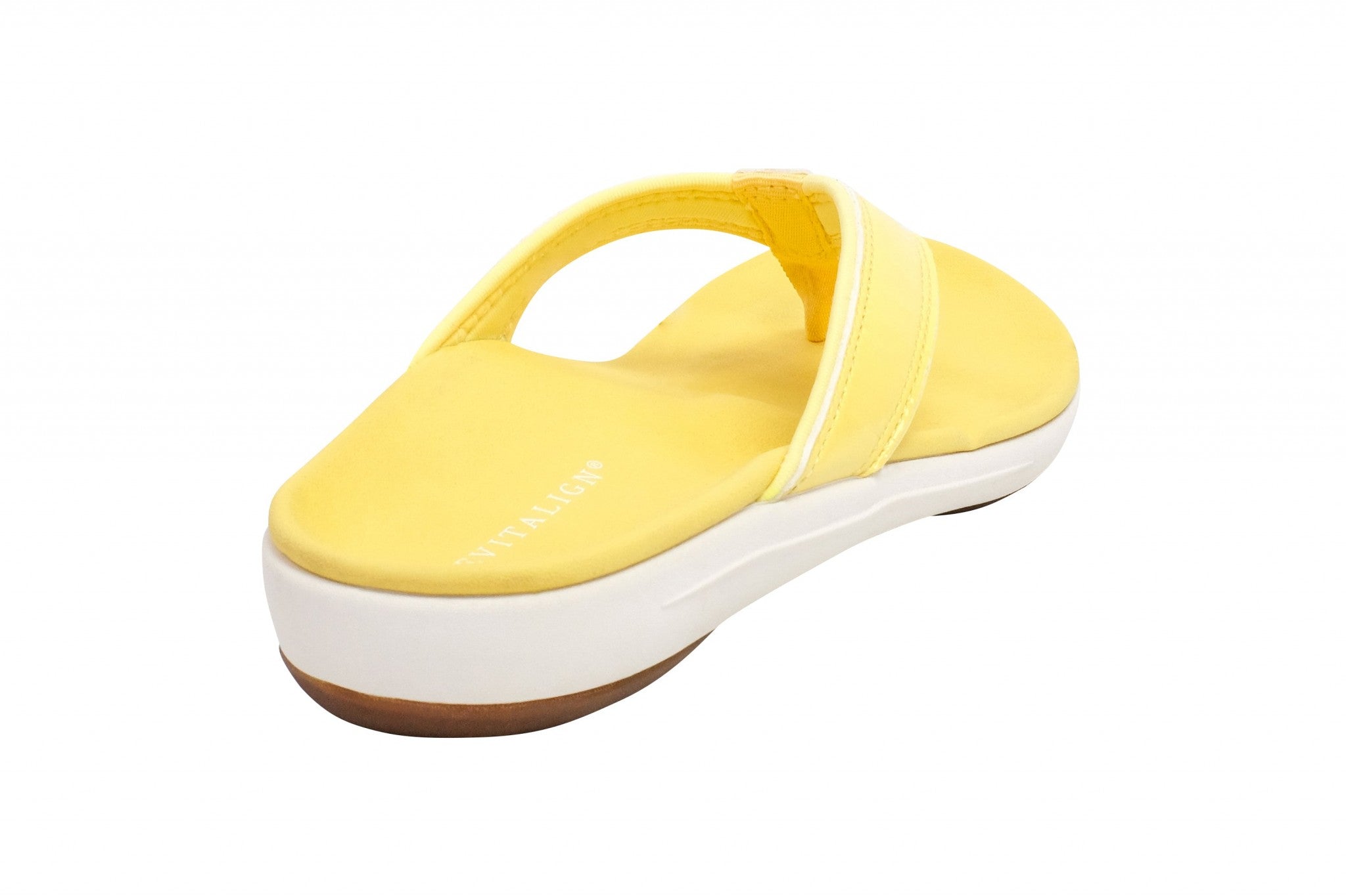 Revitalign Yumi Nuevo Flip Women's Sandals - Yellow - Product View - 3