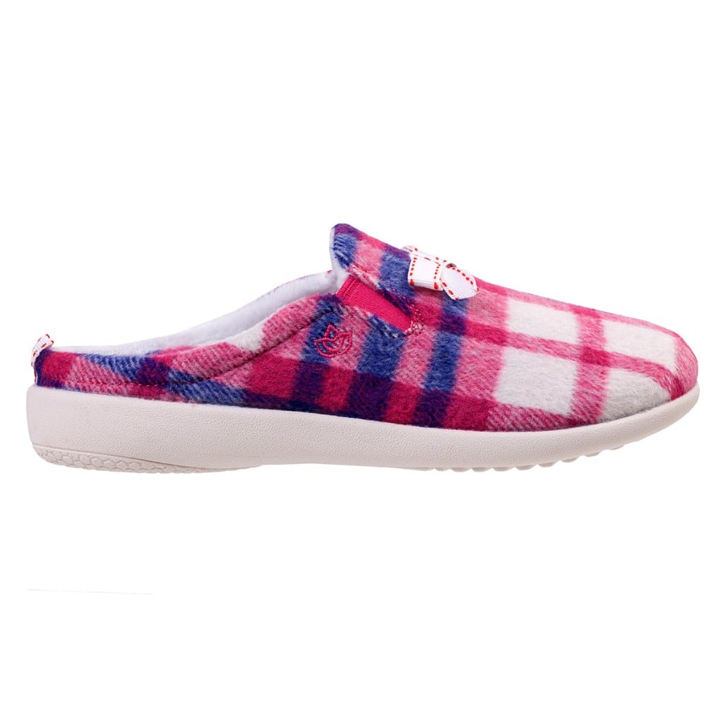 Spenco Aberdeen Supportive Quilted Footbed Women's Slippers - Pink - Product View - 1