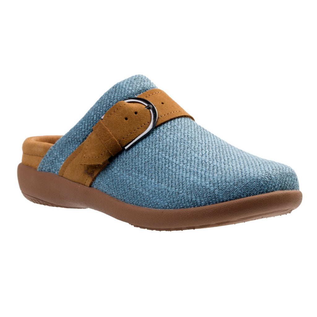 Spenco Aria '23 Slide Women's Shoes - Blue - Product View - 2