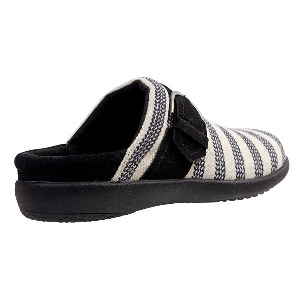 Spenco Aria Stripe Slide Supportive Comfort Women's Shoes - Black - Product View - 4
