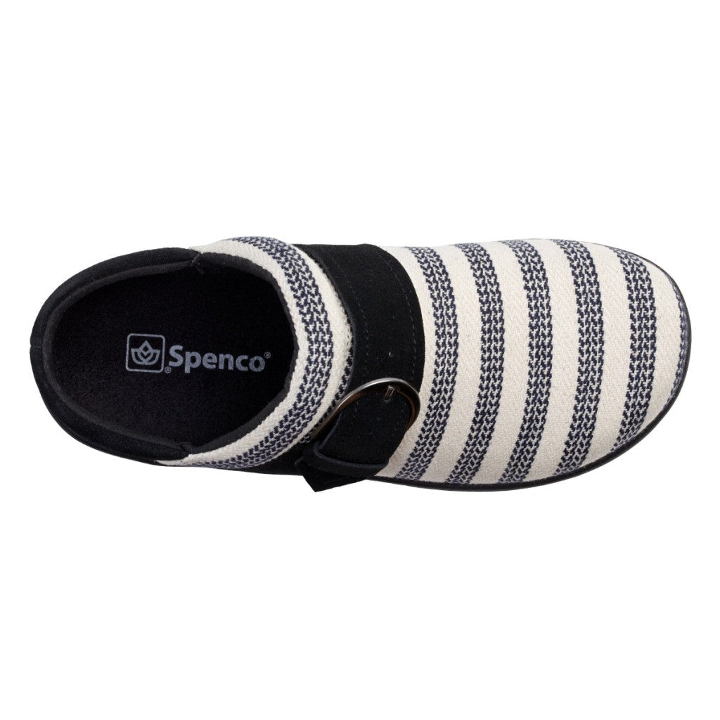 Spenco Aria Stripe Slide Supportive Comfort Women's Shoes - Black - Product View - 7