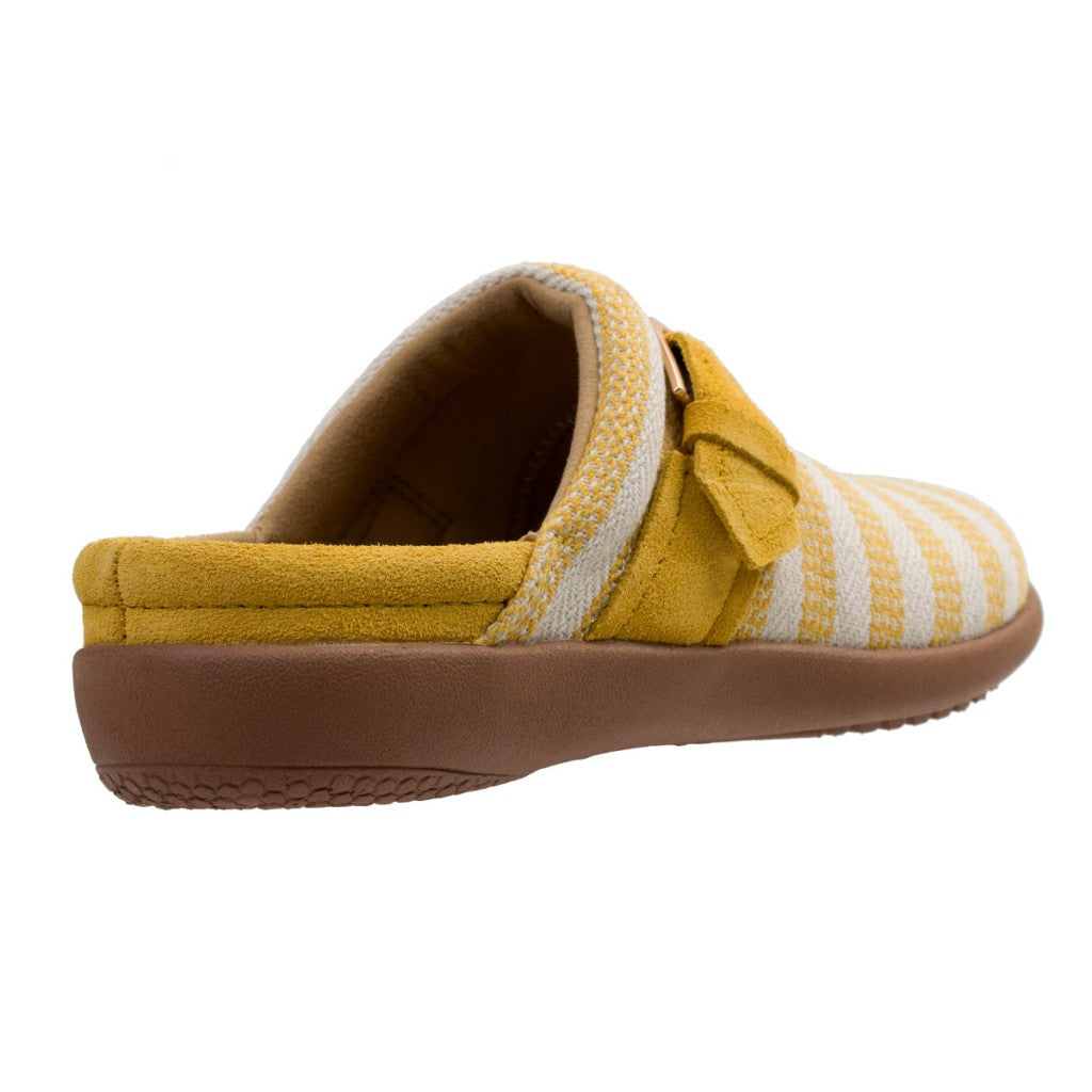 Spenco Aria Stripe Slide Supportive Comfort Women's Shoes - Yellow - Product View - 4