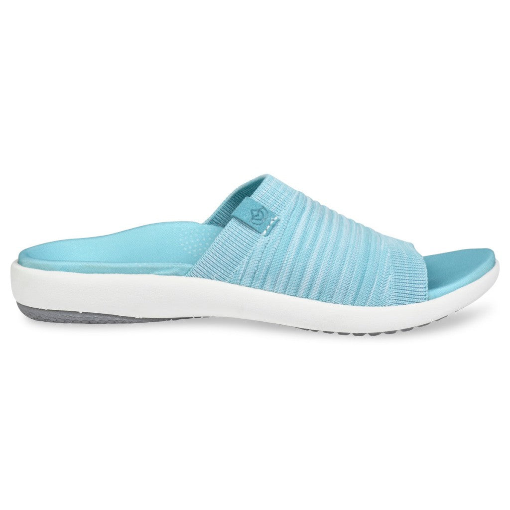 Spenco Astoria Slide Contoured Comfort with Metatarsal Support Women's Sandals - Aqua Sea - Product View - 1