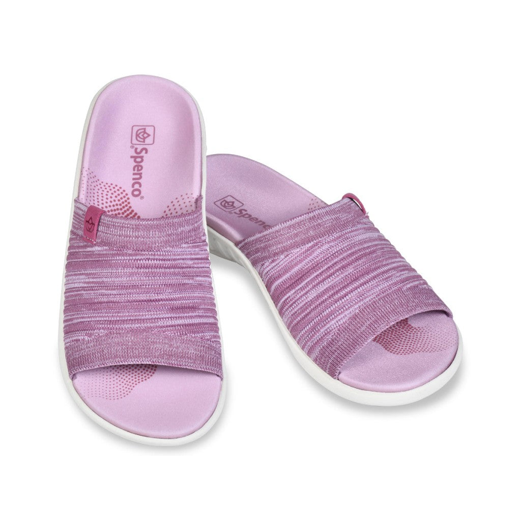 Spenco Astoria Slide Contoured Comfort with Metatarsal Support Women's Sandals - Heather Rose - Product View - 3