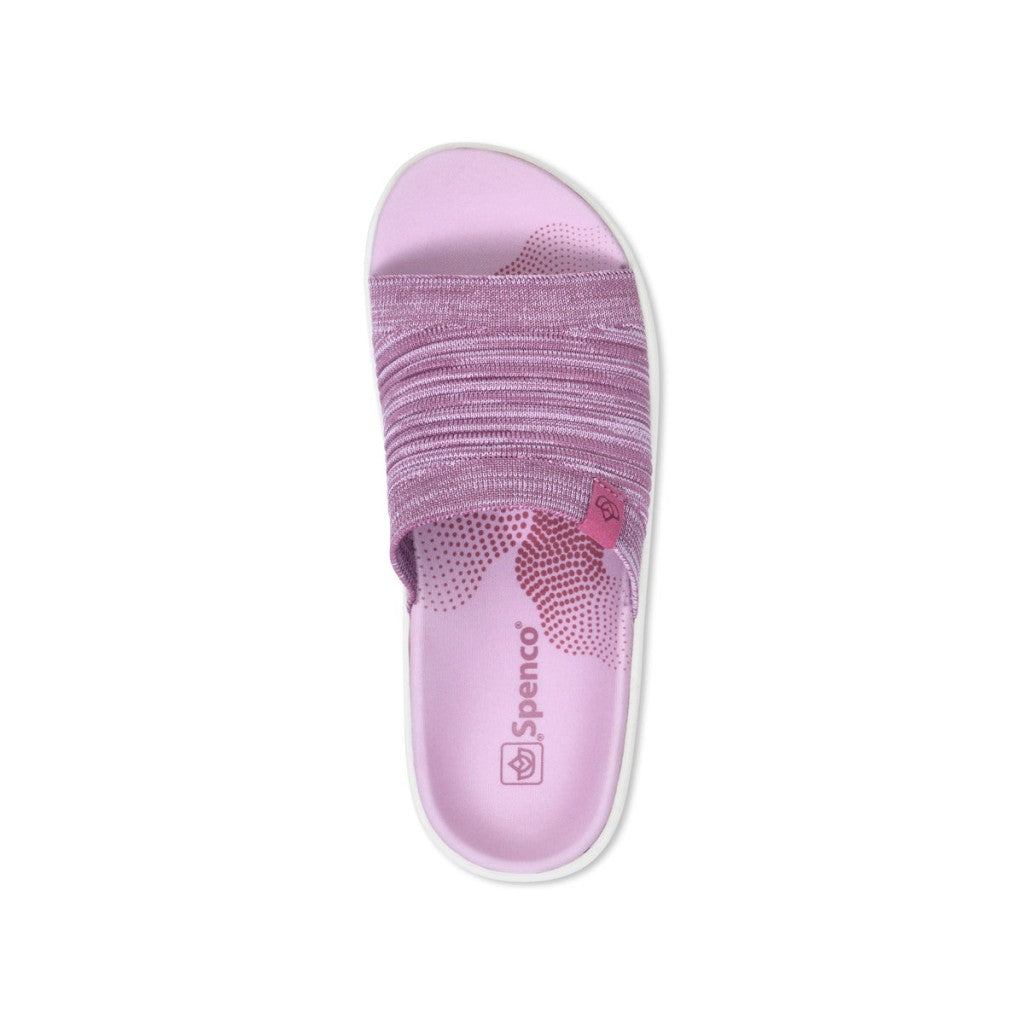 Spenco Astoria Slide Contoured Comfort with Metatarsal Support Women's Sandals - Heather Rose - Product View - 4