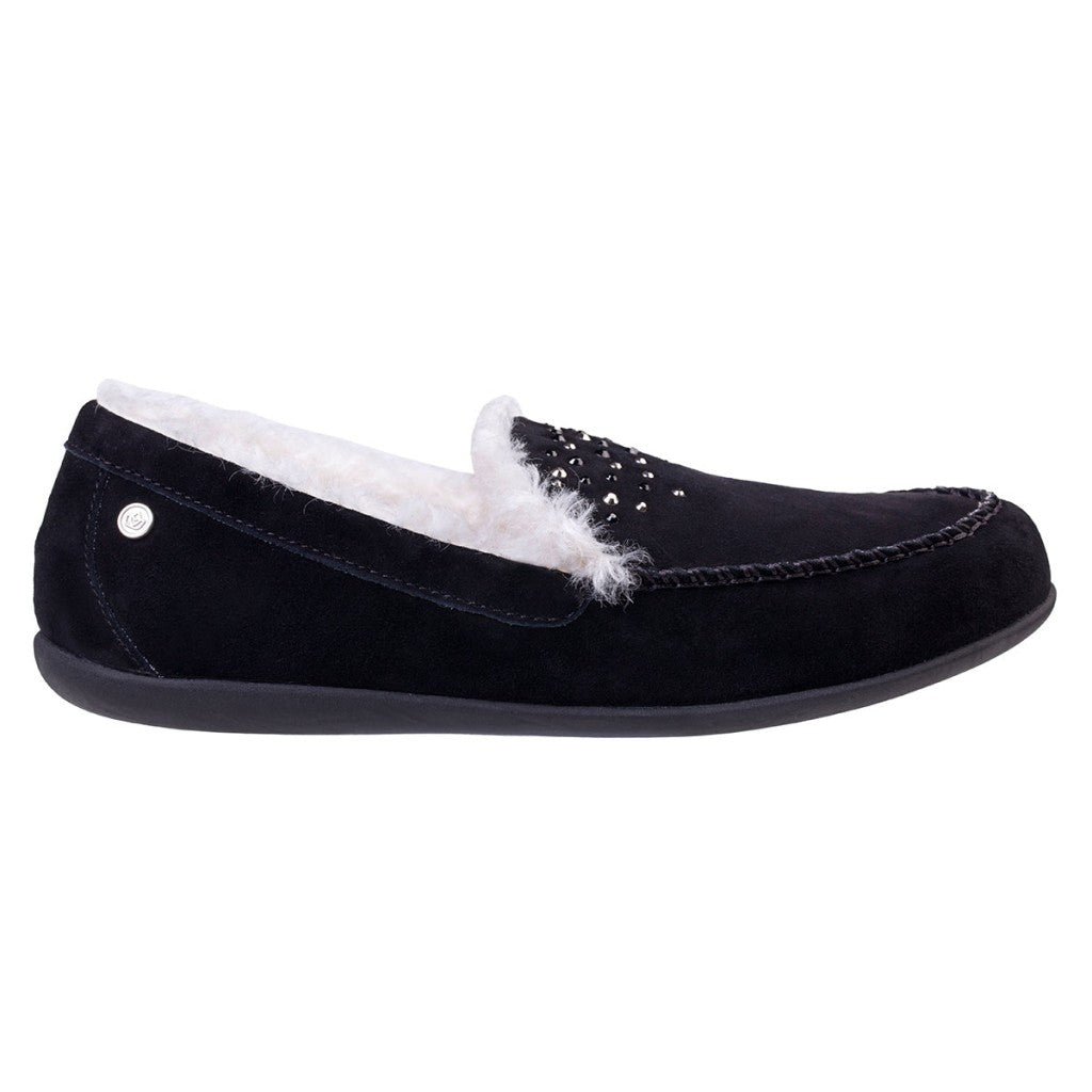 Spenco Balboa Rhinestone Women's Slippers - Black - Product View - 1