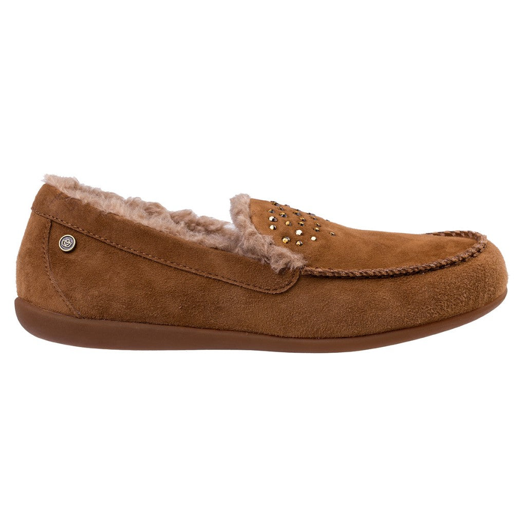 Spenco Balboa Rhinestone Women's Slippers - Brown - Product View - 1