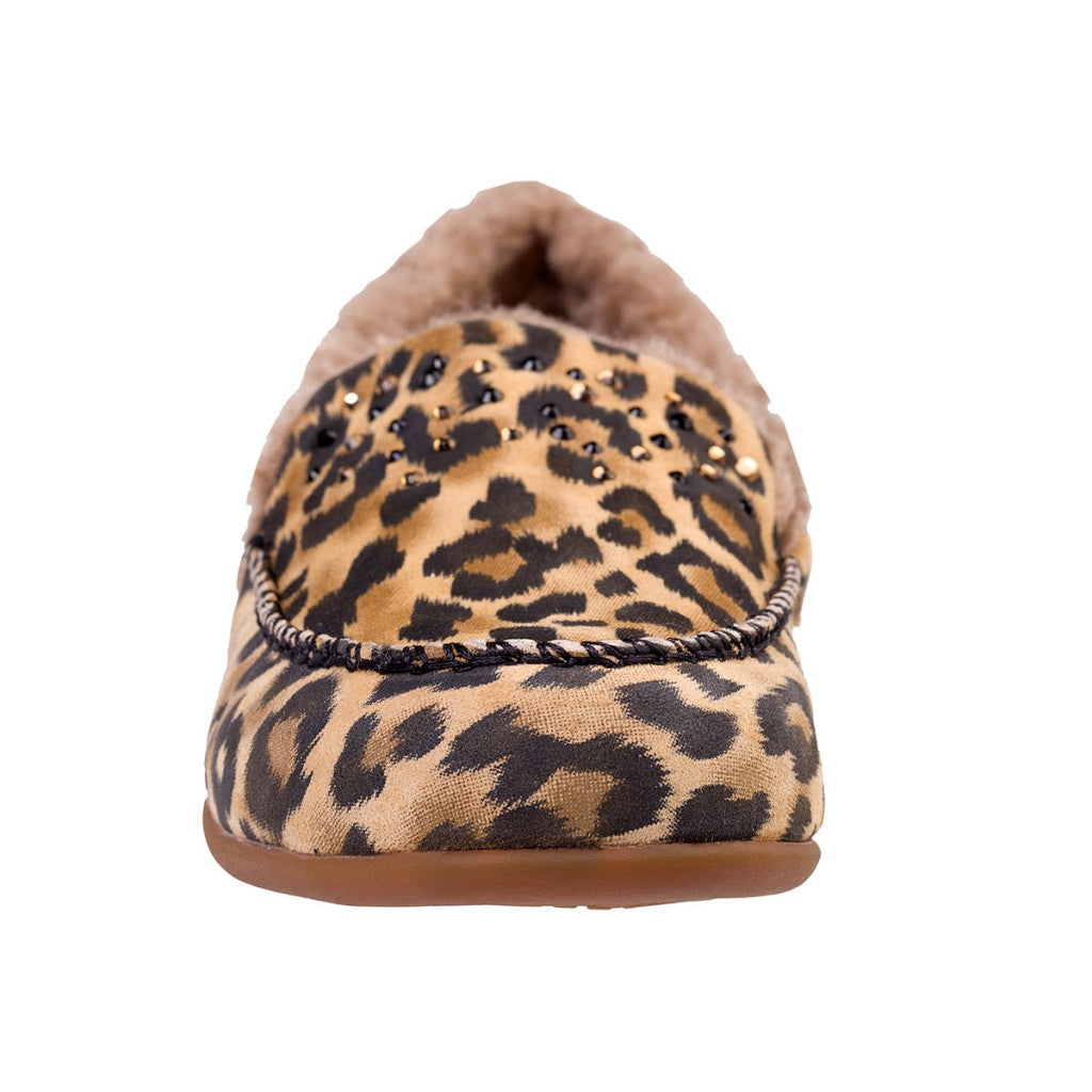 Spenco Balboa Rhinestone Women's Slippers - Leopard - Product View - 3