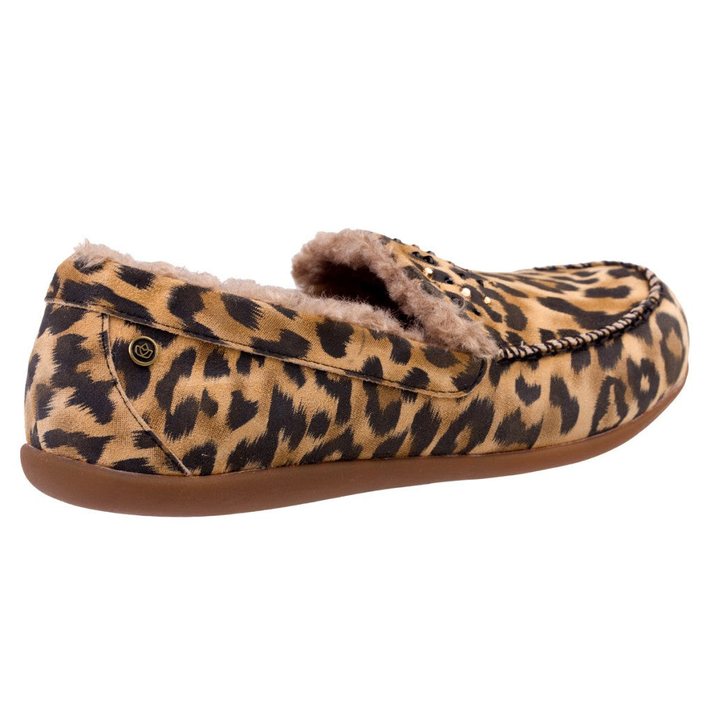Spenco Balboa Rhinestone Women's Slippers - Leopard - Product View - 4