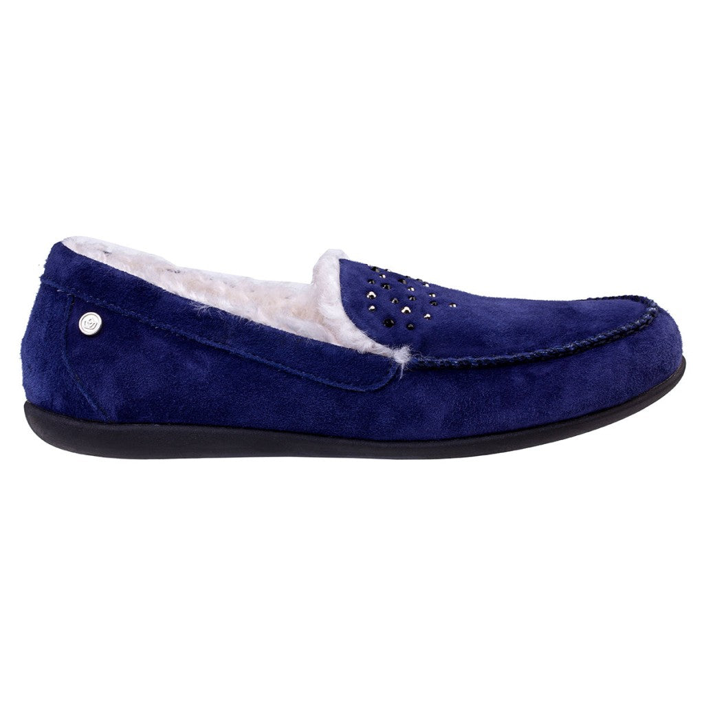 Spenco Balboa Rhinestone Women's Slippers - Navy - Product View - 1