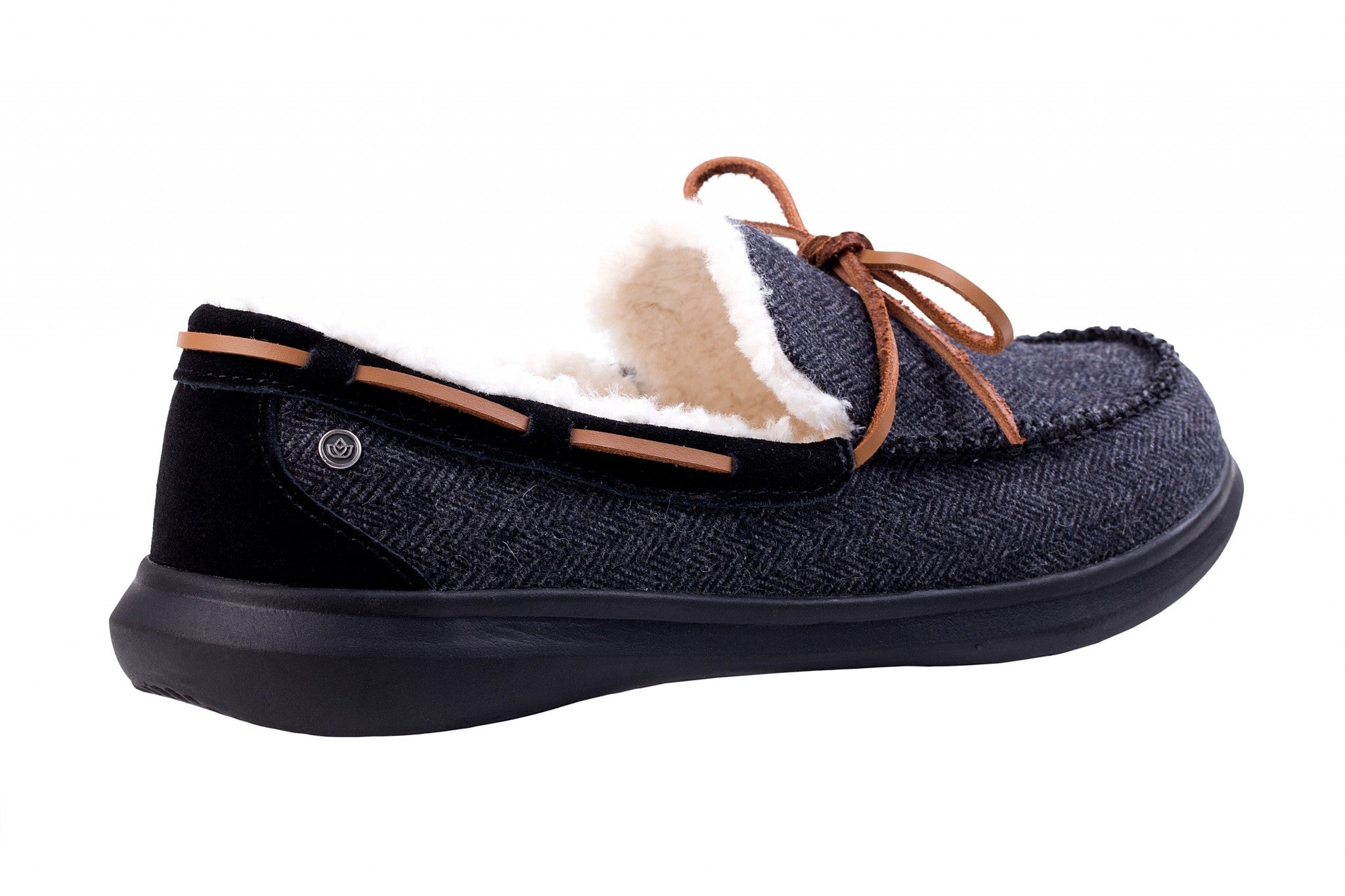 Spenco Birch Full Contact Comfort Men's Slippers - Black - Product View - 4