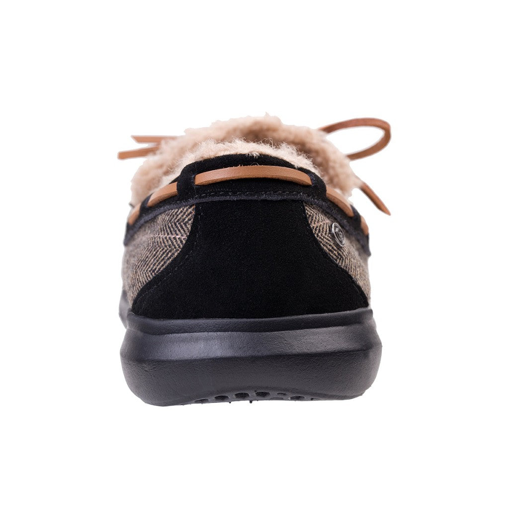 Spenco Birch Tweed Men's Slippers - Black/tan - Product View - 5