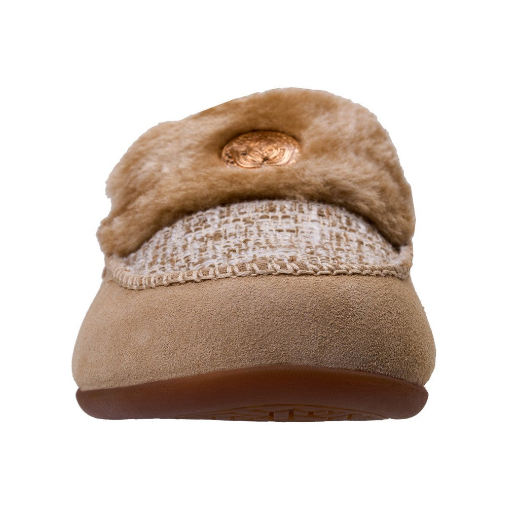 Spenco Birch Tweed Supportive Women's Slippers - Tan - Product View - 3