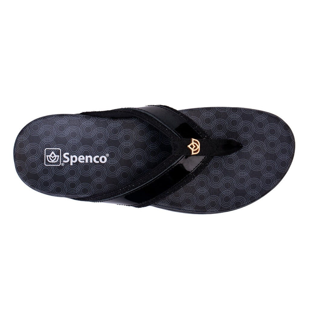 Spenco Cabo Full Contact Comfort Women's Sandals - Black - Product View - 7
