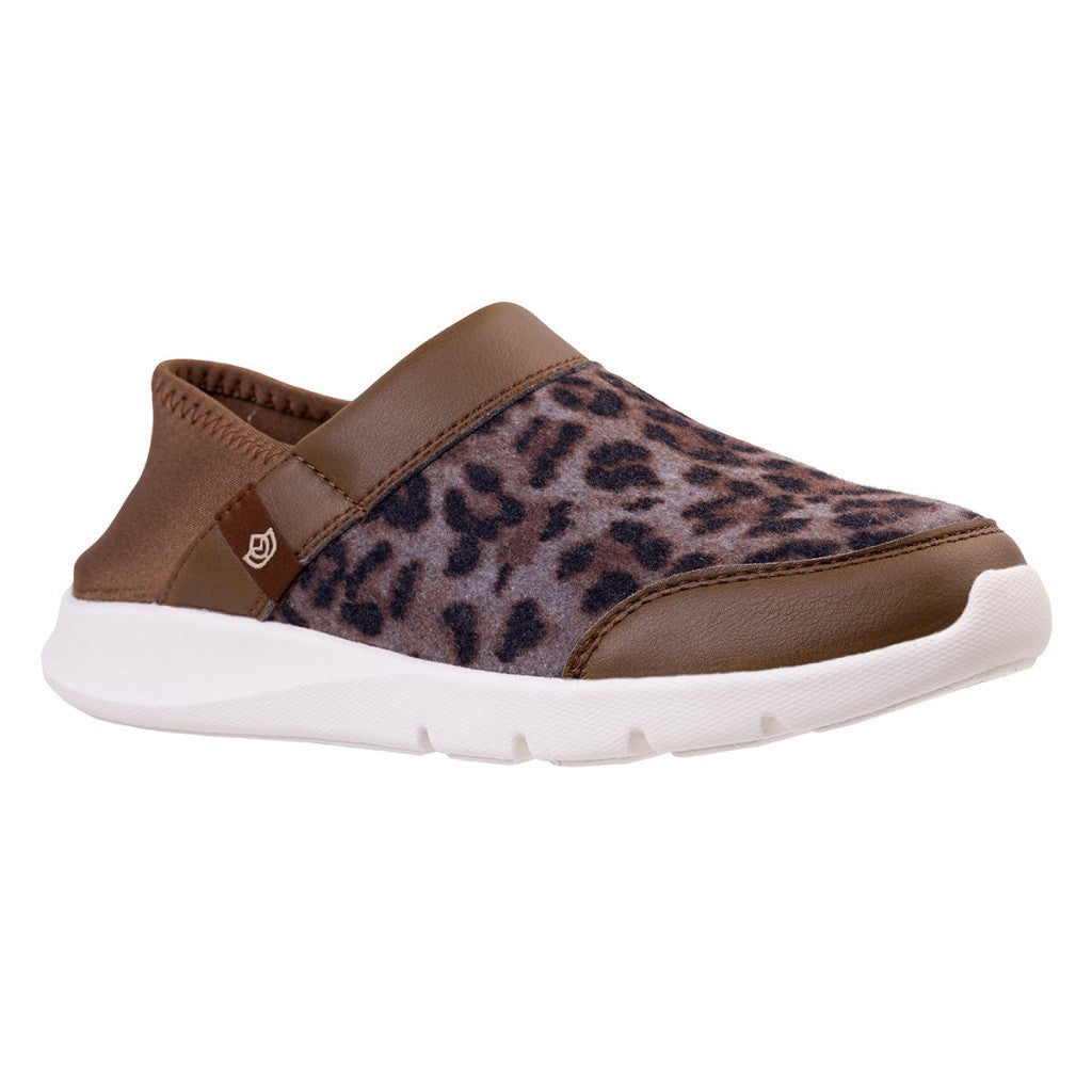 Spenco Cabriolet Full Contact Comfort Women's Shoes - Brown Leopard - Product View - 2