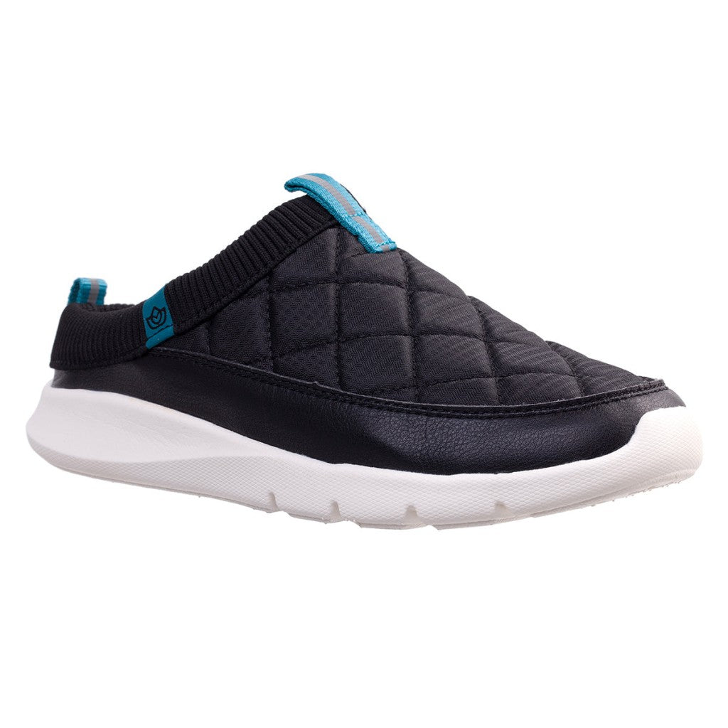 Spenco Clara Quilted Slide Full Contact Comfort Women's Shoes - Black - Product View - 2