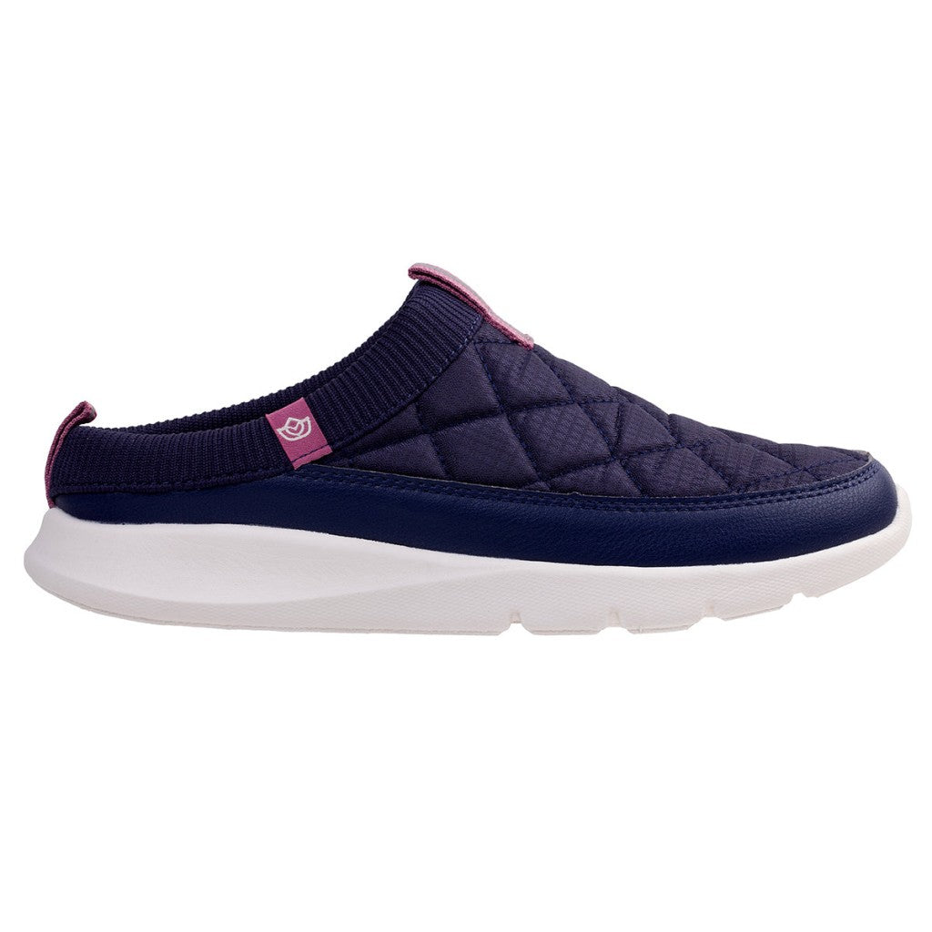 Spenco Clara Quilted Slide Full Contact Comfort Women's Shoes - Navy - Product View - 1