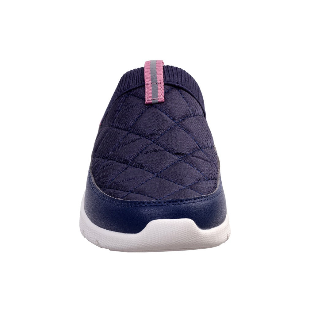 Spenco Clara Quilted Slide Full Contact Comfort Women's Shoes - Navy - Product View - 3