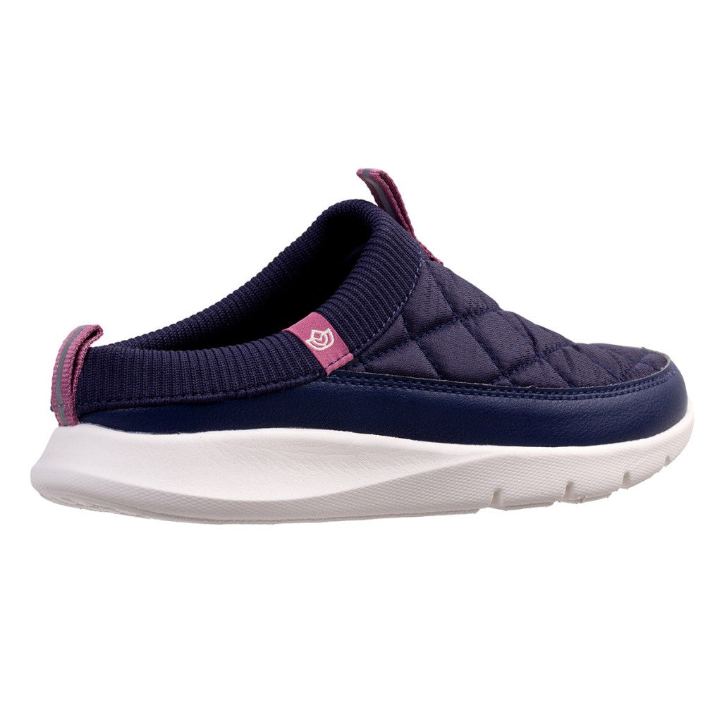 Spenco Clara Quilted Slide Full Contact Comfort Women's Shoes - Navy - Product View - 4