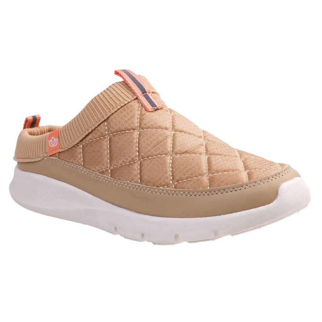 Spenco Clara Quilted Slide Full Contact Comfort Women's Shoes - Tan - Product View - 2